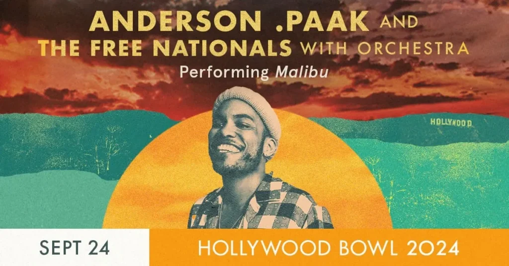 Anderson .Paak and The Free Nationals With Orchestra at Hollywood Bowl